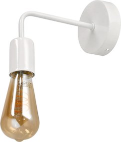 BERGE Nástenné svietidlo LED LOFT E27 BIELA