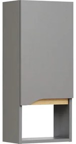 Kúpeľňová závesná skrinka Pelipal Quickset 357 sivá 30 x 70 x 20 cm