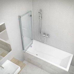 Roth Obdĺžniková akrylátová vaňa s extra tenkým lemom KUBIC NEO SLIM ROTH-Variant: rozmery: 150x70 cm - (KUBIC NEO SLIM 150x70 - 9300SLM)