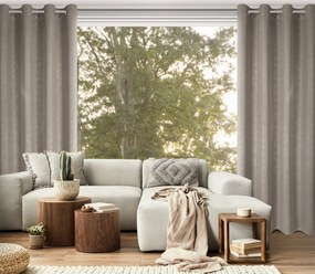 ZÁVES NA KRÚŽKOCH OLETA 140X250 CM VZOROVANÁ