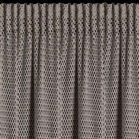 ZÁVES NA PÁSKE GABBY 140X270 CM BÉŽOVÁ