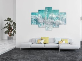 Obraz - Pohľad na vlny oceánu (150x105 cm)