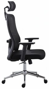 Kancelárska ergonomická stolička Neoseat ZENA — čierna, nosnosť 150 kg