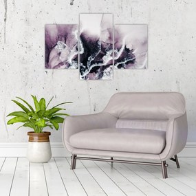 Obraz - Fialový mramor N⁰2 (90x60 cm)