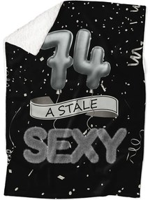 Deka Stále sexy – Čierna (vek: 74, Podšitie baránkom: ÁNO)