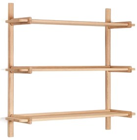Modulárny policový systém z dubového dreva v prírodnej farbe 110x98 cm Sitra – Kave Home