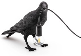 Vonkajšie LED svietidlo Bird Lamp čakajúce čierna