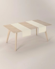 Štóla na stôl farba produktu krémová látka polopriehľadný, zapletaná