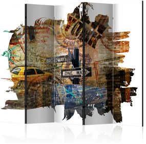 Artgeist Paraván - New York Collage II [Room Dividers]