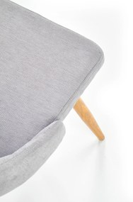 Jedálenská čalúnená stolička LEXA sivá