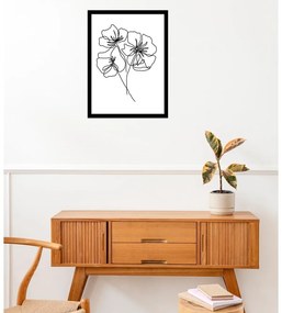 Plagát 29x41 cm Black Poppy – Veronika Boulová