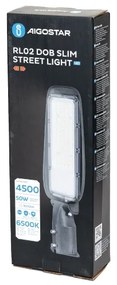 Aigostar - LED uličné svietidlo SLIM LED/50W/230V 6500K IP65