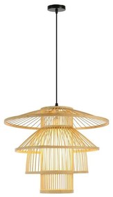 Immax 08255L - Luster na lanku PINCHOS 1xE27/40W/230V pr. 50 cm bambus