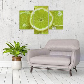 Obraz - citróny na reze (90x60 cm)