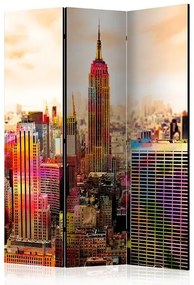 Paraván - Colors of New York City III [Room Dividers]