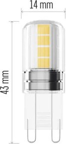 XXXLutz LED ŽIAROVKA G9 - Doplnky k svietidlám - 005710084101
