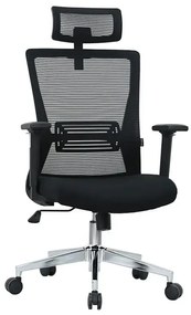 Kancelárska ergonomická stolička Neoseat JENNY — čierna, nosnosť 150 kg