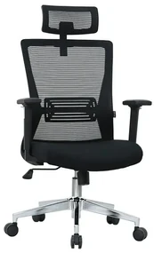 Kancelárska ergonomická stolička Neoseat JENNY — čierna, nosnosť 150 kg