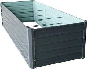 Vyvýšený záhradný záhon BestBerg VZ-1250A / 1250 l / 240 x 90 x 58 cm / sivá