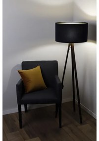 Stojacia lampa STANDART 1xE27/60W/230V čierna/wenge