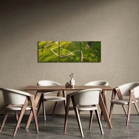 Obraz - Náhorná lúka (s hodinami) (90x30 cm)