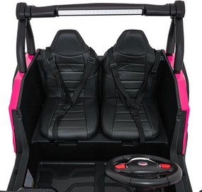 Ramiz Elektrická bugina Gravity pre deti ružová + pohon 4x4 + diaľkové ovládanie