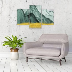 Obraz - Smaragdové hory N⁰2 (90x60 cm)