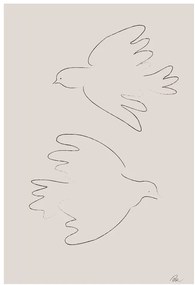 Ilustrácia Two Doves, Studio Collection