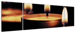 Horiace sviečky - obraz