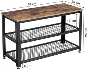 Botník na topánky VASAGLE LBS73X