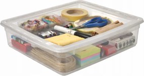 Keeeper Úložný box s vekom BEA Clearbox 9L, 39 x 35,5 x 9 cm