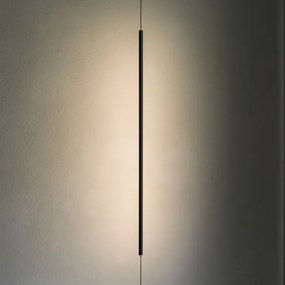 Ideal Lux - LED Stojacia lampa FILO LED/14W/230V 2700K čierna