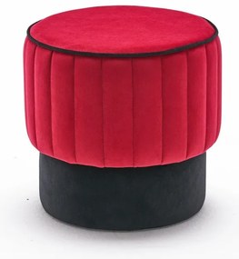 Stolička Rose Pouf Red