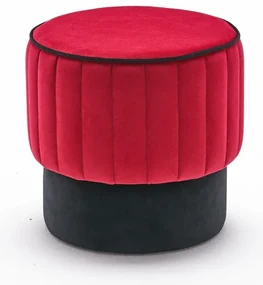 Stolička Rose Pouf Red