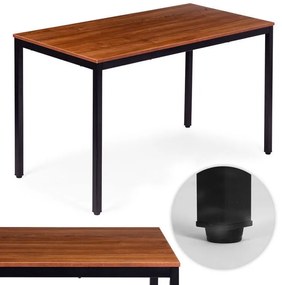 Kuchynský stôl hnedý 120 x 60 cm – univerzálny stôl pre 4–5 osôb