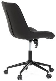 Autronic BONTEC Pracovná stolička, výškovo nastaviteľná, čierna látka, KA-V3120 BK3 Farba: Čierna