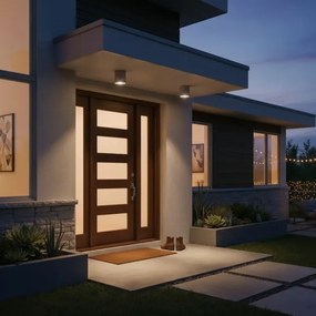 Ideal Lux - Kúpeľňové bodové svietidlo GUN 1xGU10/28W/230V IP55 hnedá