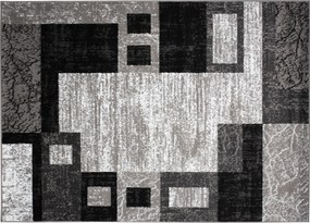 TA Koberec K871A GRAY CHEAP PP CRM Sivý Obdĺžnikový Rozmer: 60x100 cm