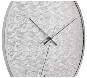 Karlsson 6005SI dizajnové nástenné hodiny strieborná, pr. 40 cm
