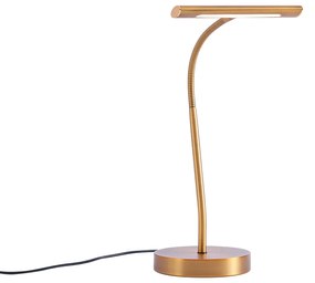 Stolná lampa v štýle Art Deco bronzová vrátane LED - Tableau