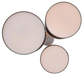 Moderné stropné svietidlo taupe 3-svetlo - Multidrum