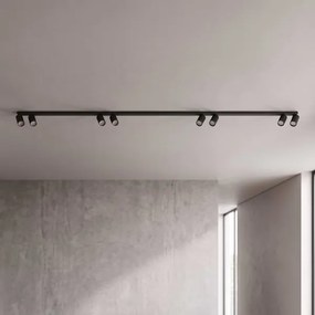 BRILAGI - Bodové svietidlo SELE LONG 8xGU10/30W/230V čierna