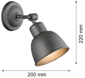 Argon 3183 - Nástenné svietidlo EUFRAT 1xE27/60W/230V