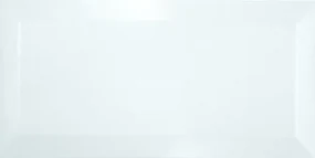Obklad Ribesalbes Chic Colors blanco bisel 7,5x15 cm lesk CHICC1970