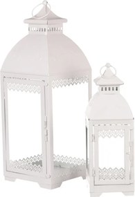 Set dvoch lampášov biely JL343 (2 ks)