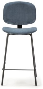 Modré barové stoličky v súprave 2 ks (výška sedadla 66 cm) Arus – Marckeric