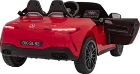 Ramiz Detské elektrické auto Mercedes Benz AMG SL63 Červené
