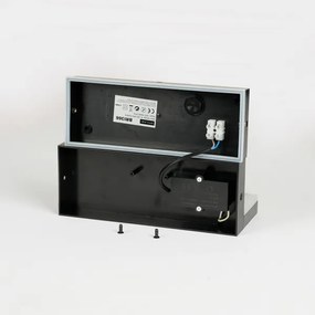 Brilagi - LED vonkajšie nástenné svietidlo TESSI LED/10W/230V čierne IP54