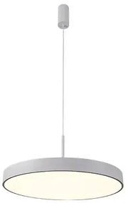 Moderný LED luster Marcello 40 Cct biela s diaľkovým ovládaním