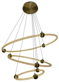 LED Stmievateľný luster na lanku LED/45W/230V 3000-6500K + diaľkové ovládanie